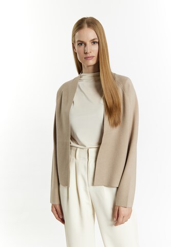 Cardigan 'Acalmar' DreiMaster Klassik en beige : devant