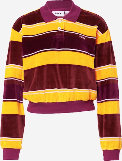 Obey Shirt 'Georgia' in Yellow / Bordeaux, Item view