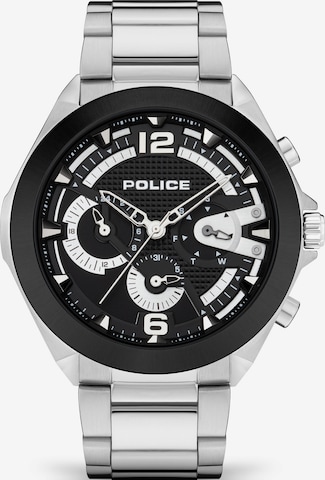 POLICE Analog Watch in Silver: front