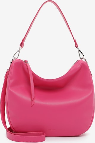 Emily & Noah Pouch ' Bordeaux ' in Pink: front