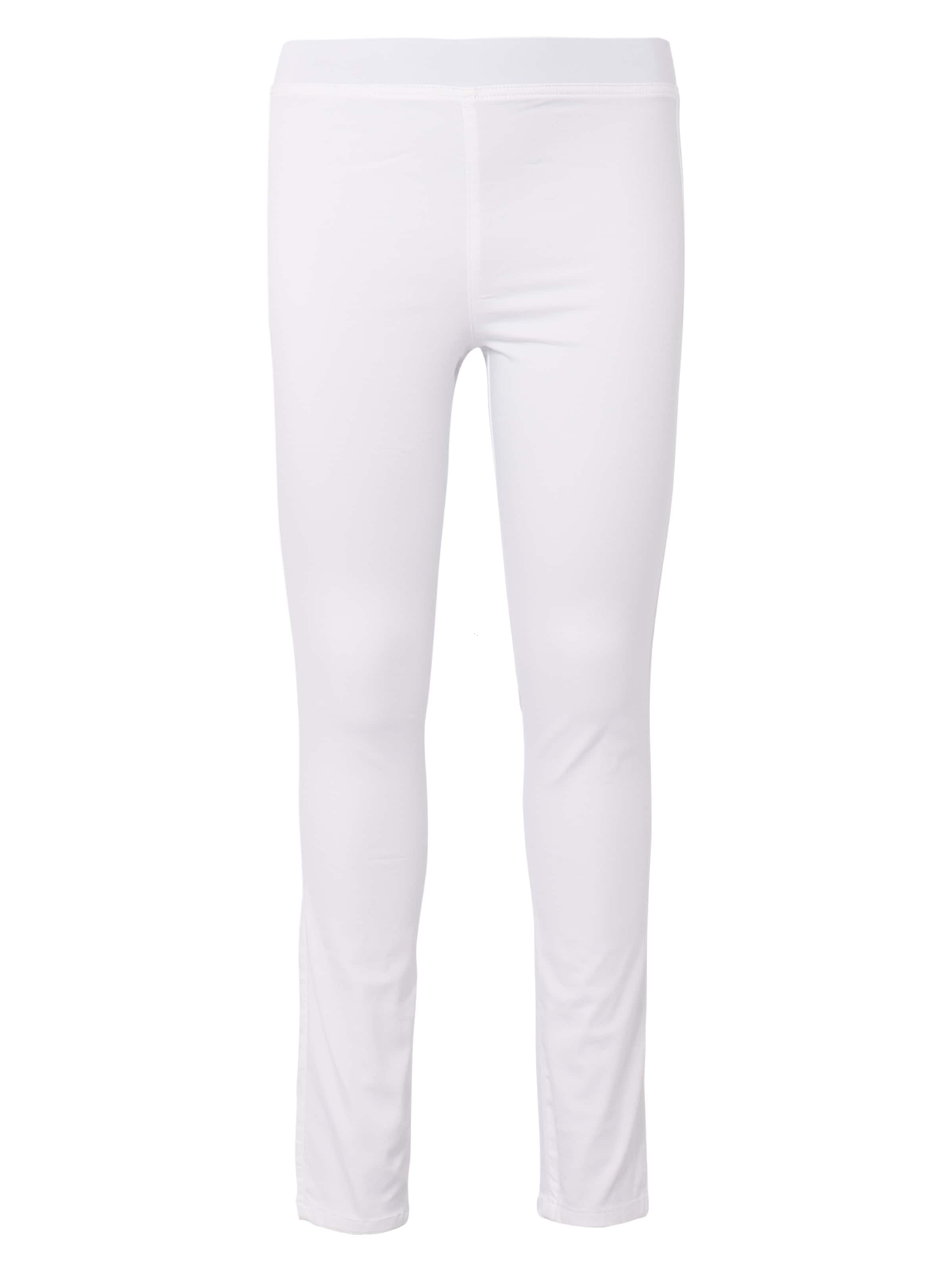 YOEK Skinny Jeans in White: front