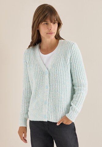 CECIL Knit Cardigan in Blue: front