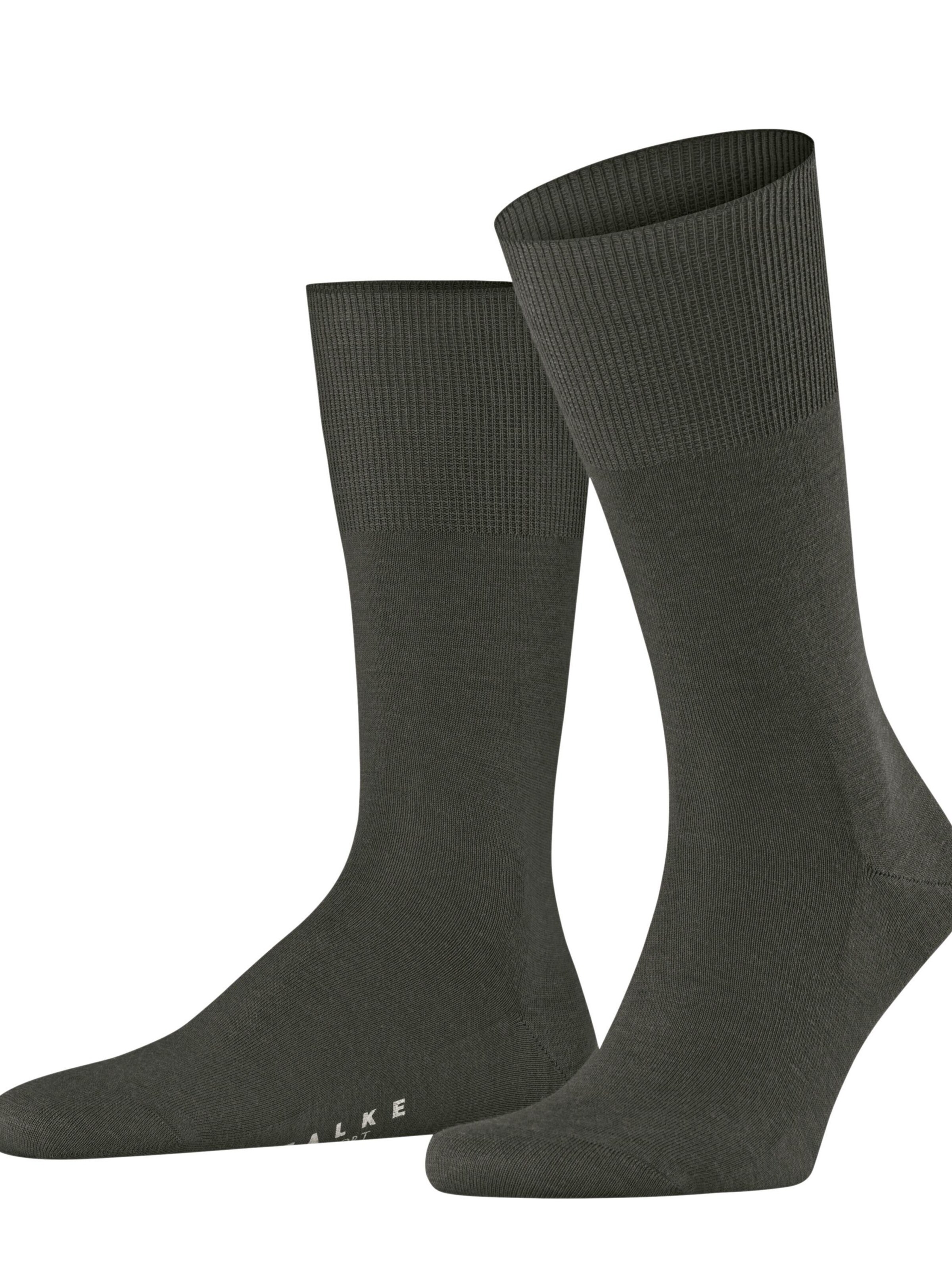 FALKE Socks 'Airport' in Green: front