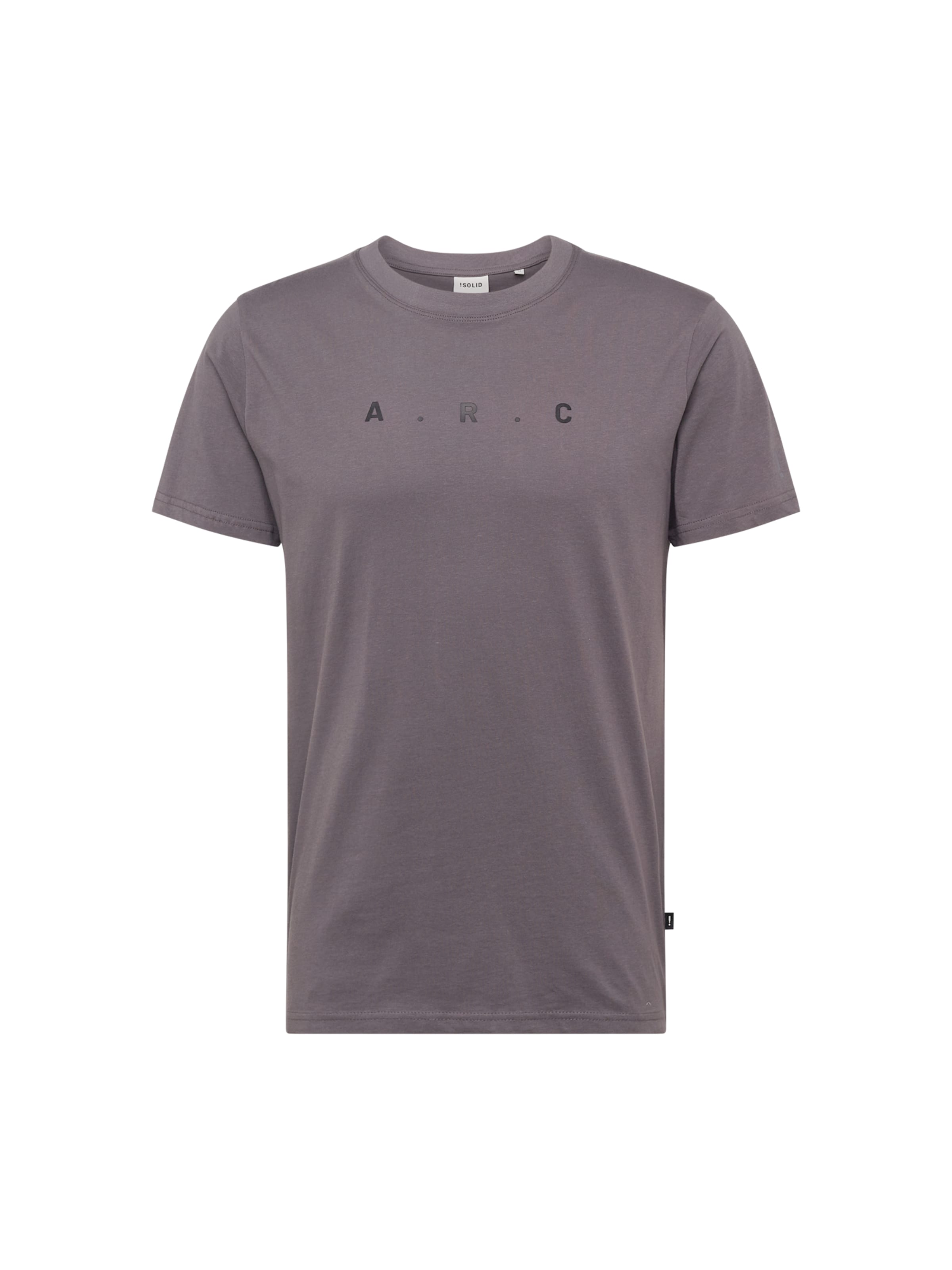 !Solid Shirt 'Dain' in Grey: front