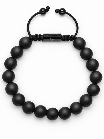 melns GT Collection Rokassprādze 'Single-Bead'