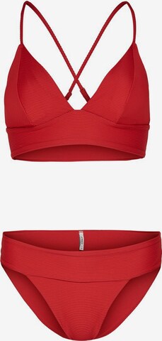 Triangle Bikini ONLY en rouge : devant