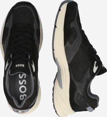 BOSS Black Sneakers laag 'Levitt' in Grijs