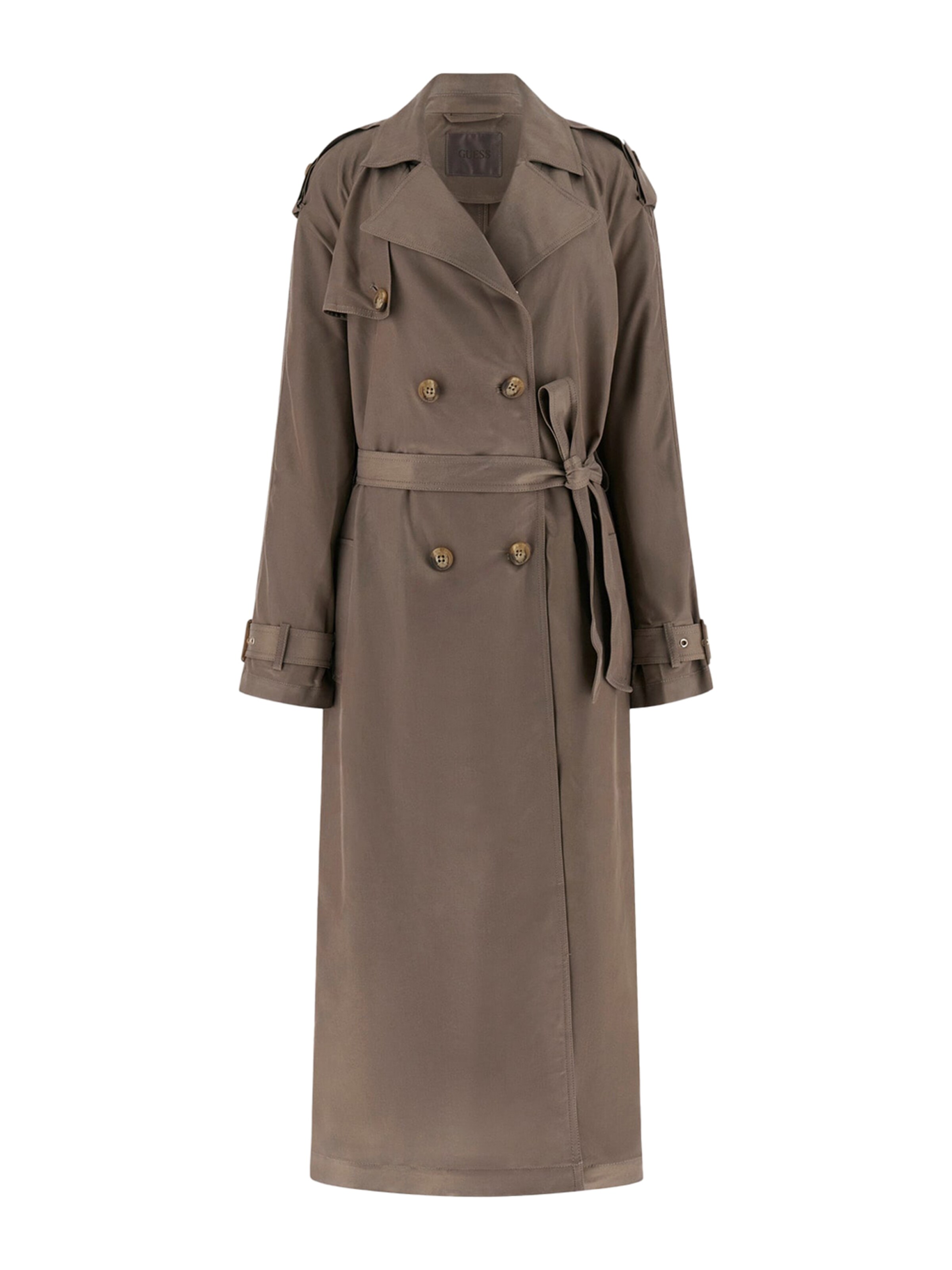 GUESS Демисезонное пальто 'MELANIA' в Коричневый меланж, Обзор товара