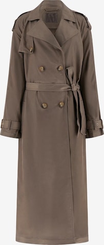 GUESSPrijelazni kaput 'MELANIA' - smeđa boja: prednji dio