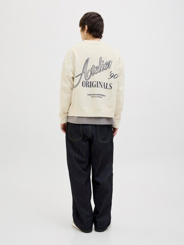 JACK & JONES Sweatshirt in Wit