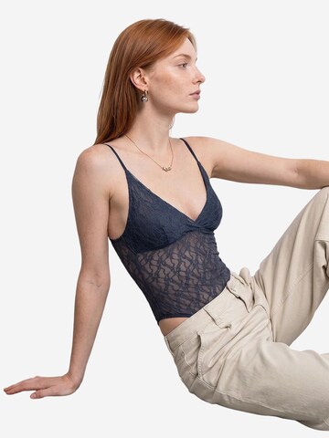 Dilvin Bodysuit 'Blusen' in Blue