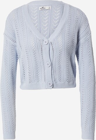 HOLLISTER Knit cardigan 'CARDI' in Blue: front