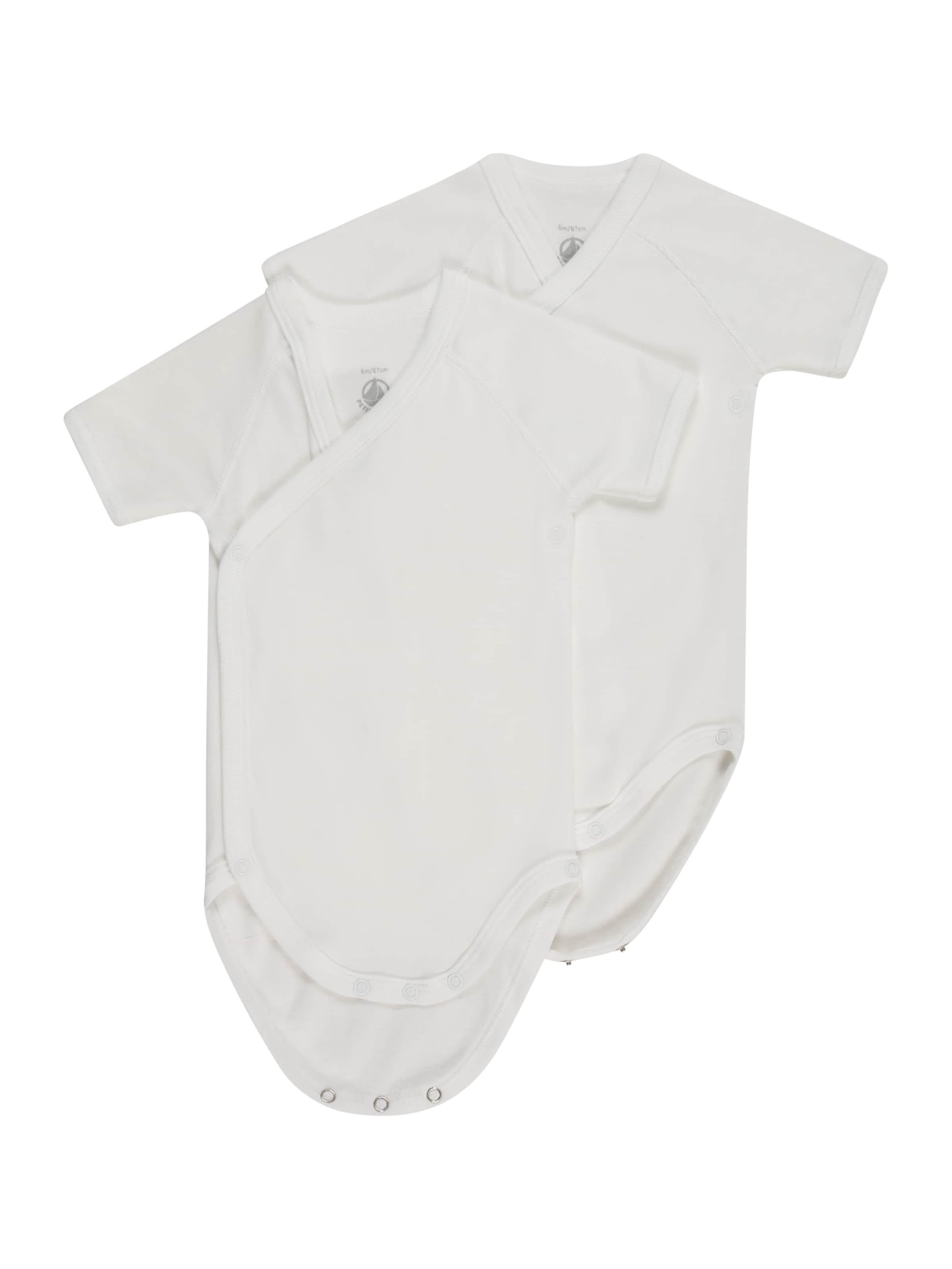 PETIT BATEAU Potkuhousut/body värissä valkoinen: etupuoli