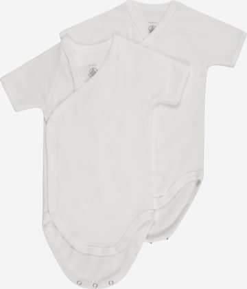 PETIT BATEAU Romper/Bodysuit in White: front