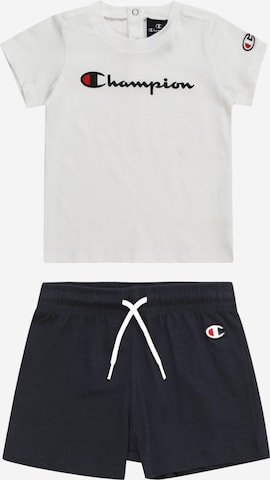 Champion Authentic Athletic Apparel Комплект в бяло: отпред