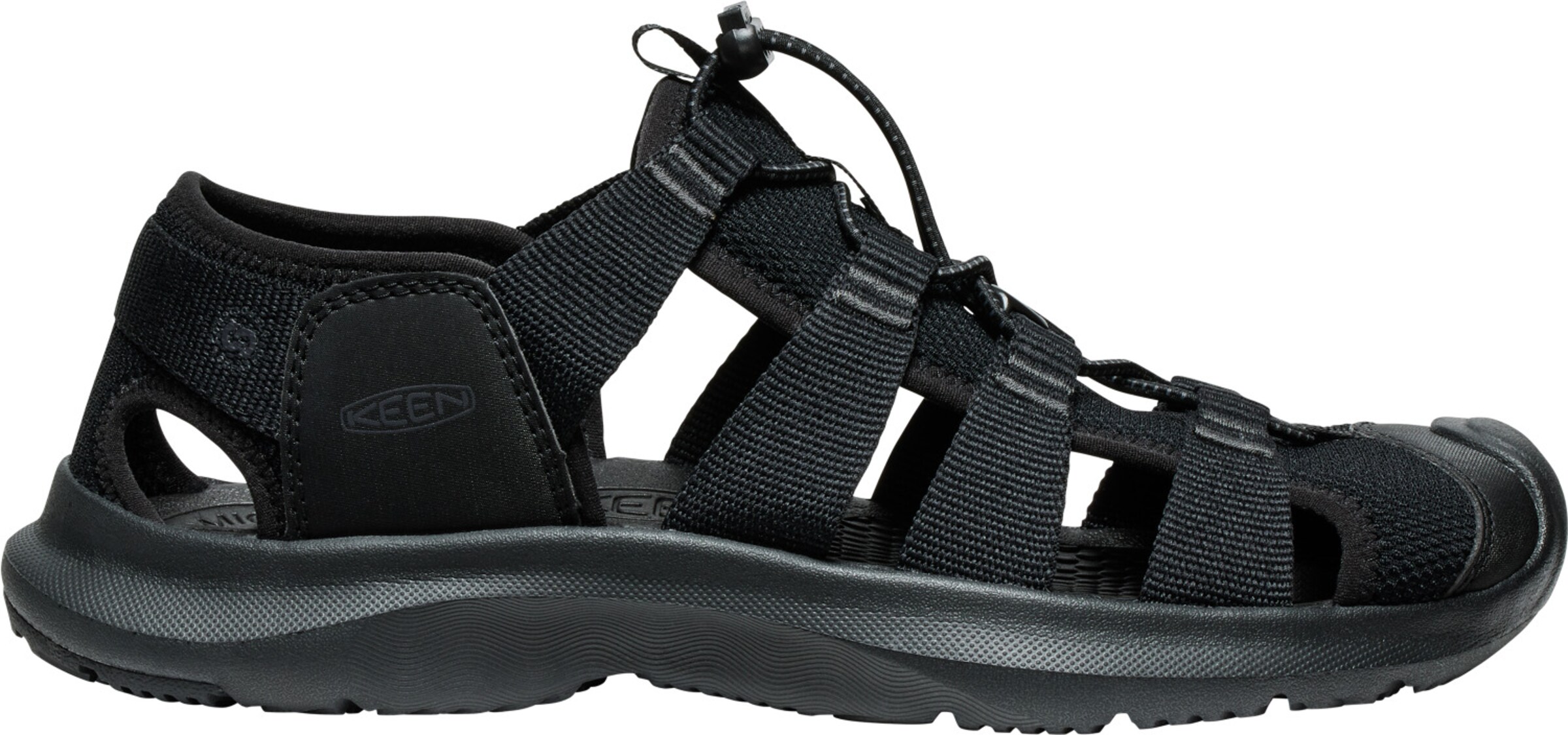 KEEN Outdoorsandale in Schwarz