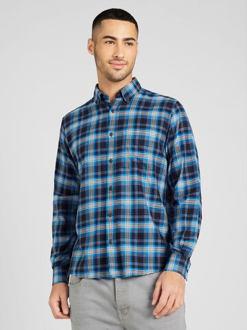 s.Oliver - Ajuste regular Camisa en azul: frente