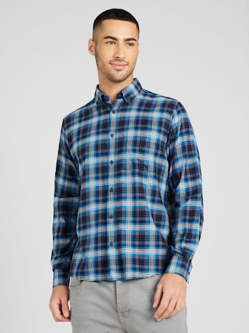 s.Oliver Regular fit Button Up Shirt in Blue: front