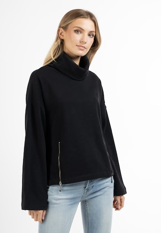 DreiMaster Vintage Sweater 'Takelage' in Black: front