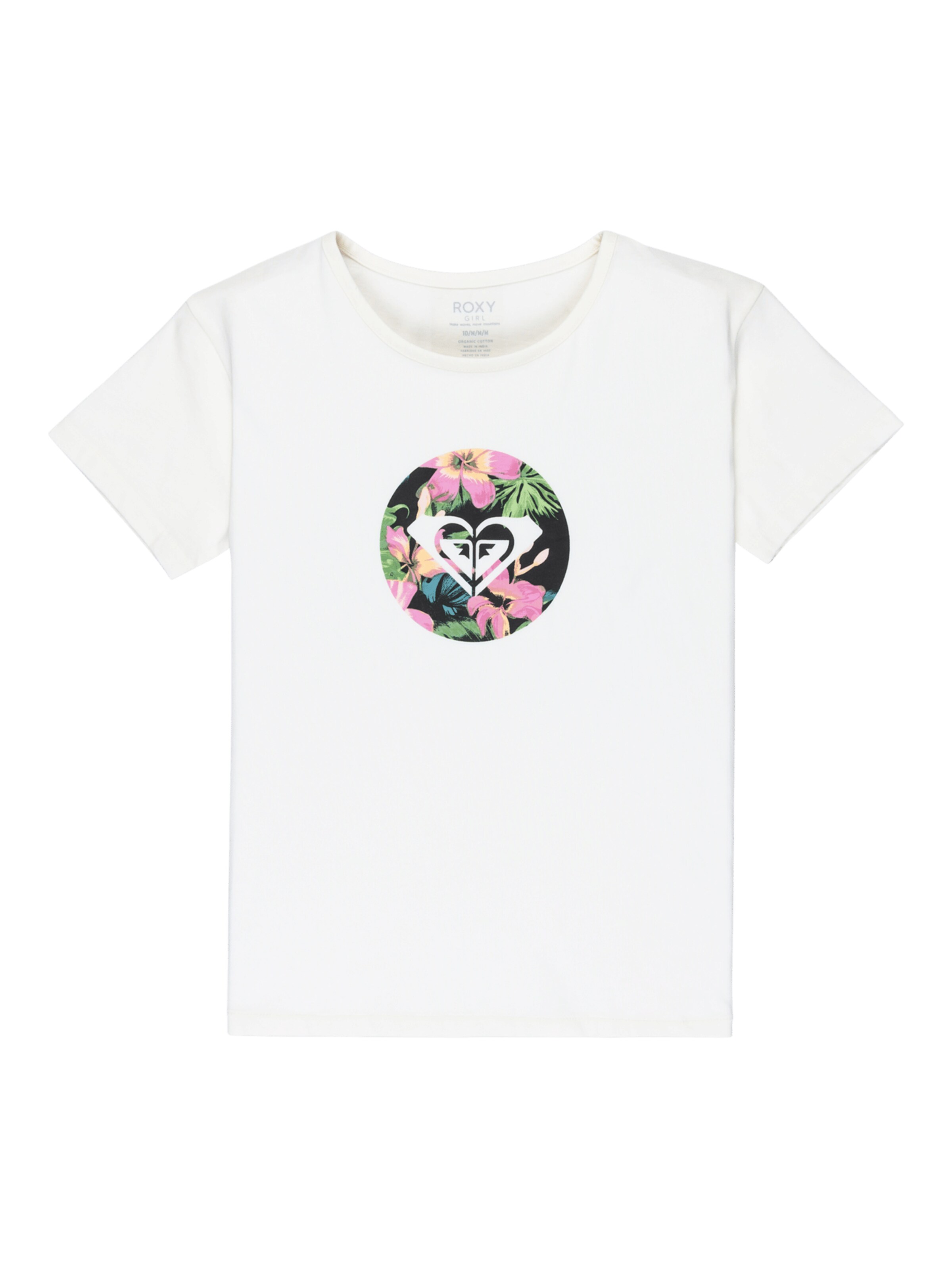 ROXY Shirt 'Night Floral' in Wit: voorkant