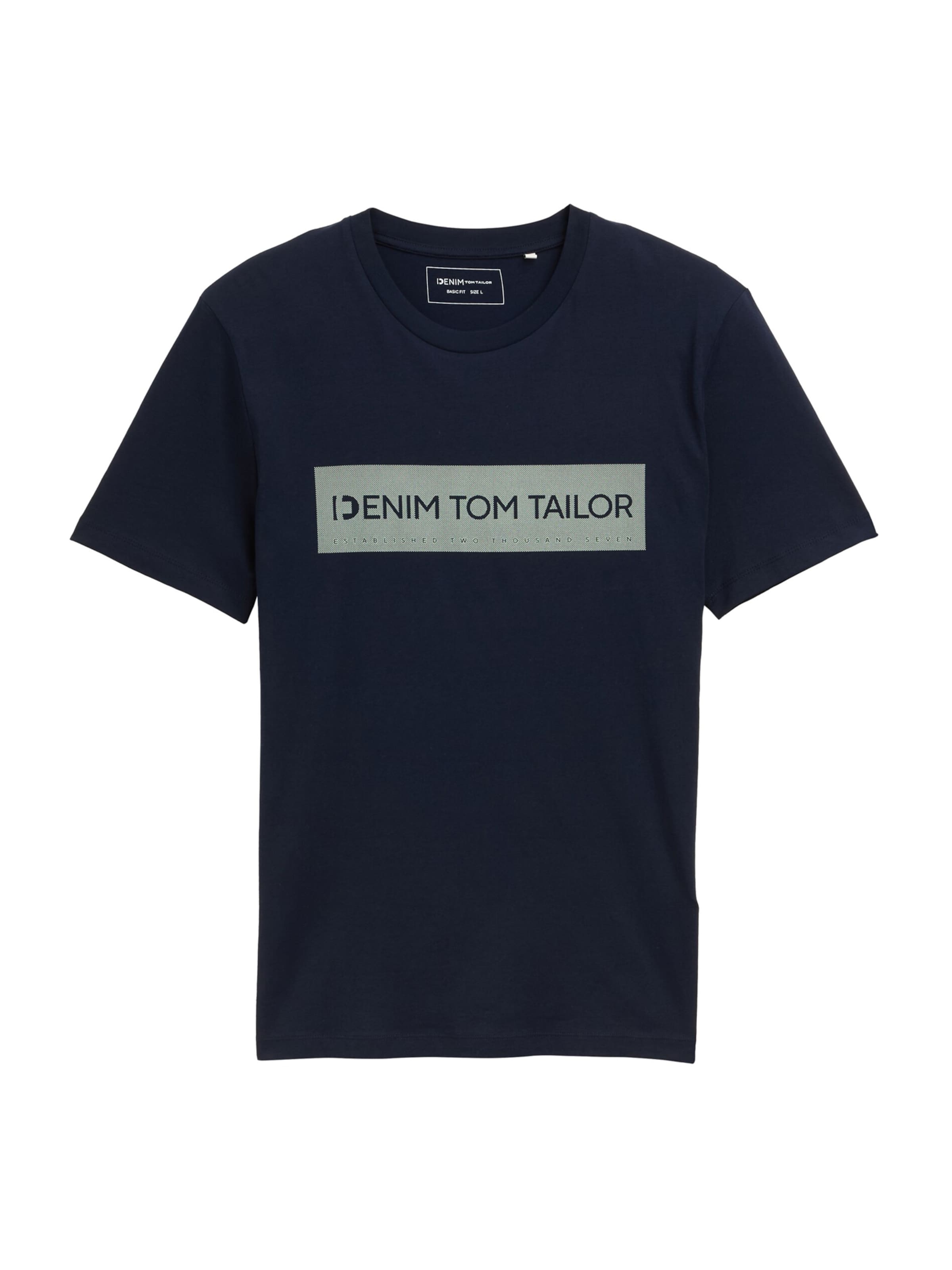 TOM TAILOR DENIM Shirt in Blue: front