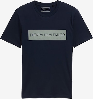 mėlyna TOM TAILOR DENIM Marškinėliai: priekis