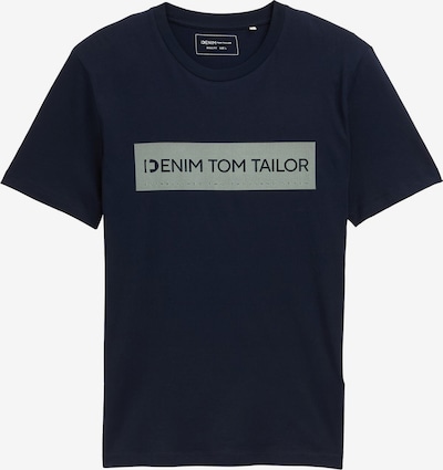 TOM TAILOR DENIM Majica u mornarsko plava / siva melange, Pregled proizvoda
