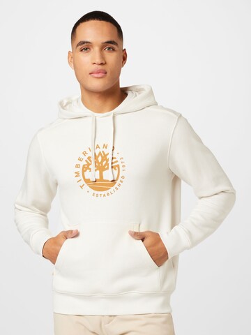 TIMBERLAND Sweatshirt i vit: framsida