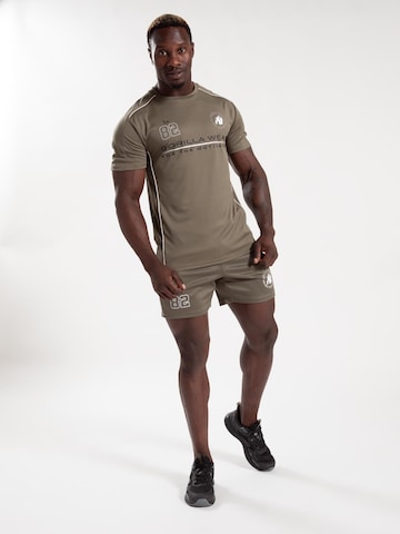 Gorilla Wear Performance Shirt 'Broxton' in Brown