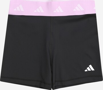 ADIDAS SPORTSWEAR Skinny Sportshorts in Schwarz: predná strana