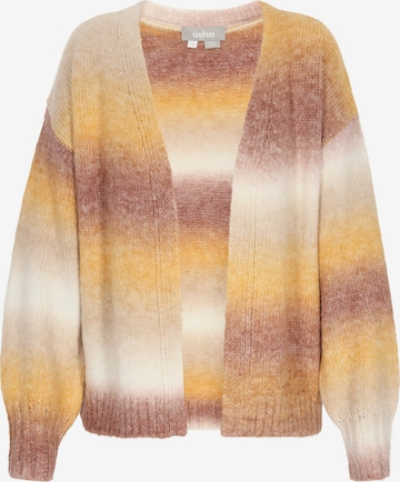 Usha Вязаная кофта в Коричневый: спереди