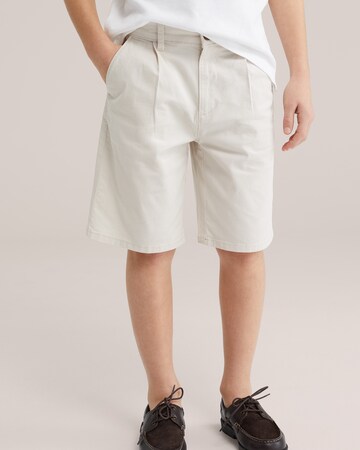 WE Fashion - Loosefit Pantalón en beige: frente