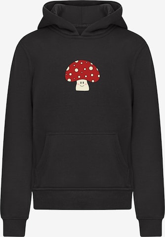 Merchcode Sweatshirt 'Mushroom' in Schwarz: Vorderseite
