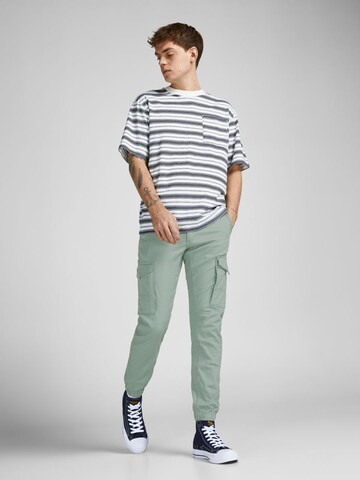 JACK & JONES - Tapered Pantalón cargo 'Paul' en gris