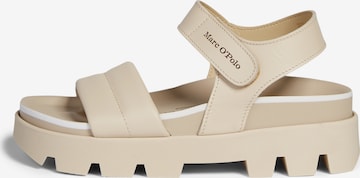 Marc O'Polo Sandals in Beige: front