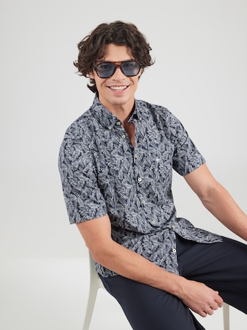 FYNCH-HATTON Regular fit Πουκάμισο σε μπλε: μπροστά