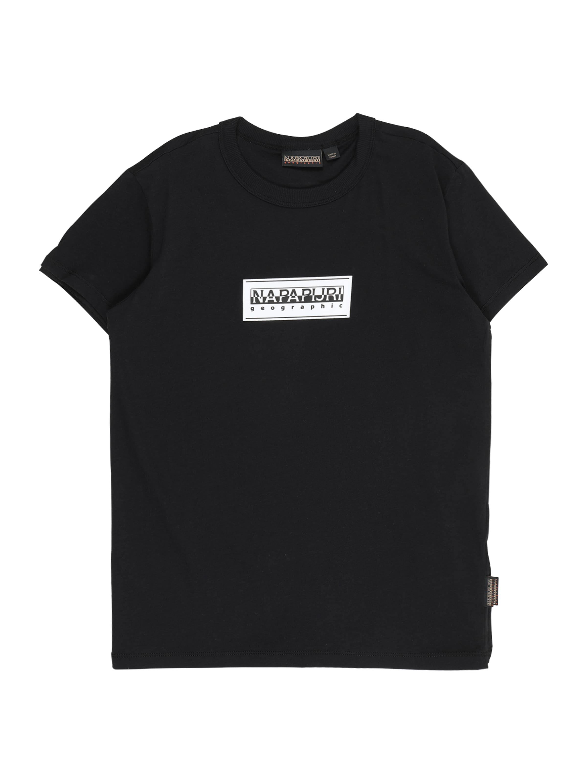 juoda NAPAPIJRI Marškinėliai 'K S-Chamois': priekis