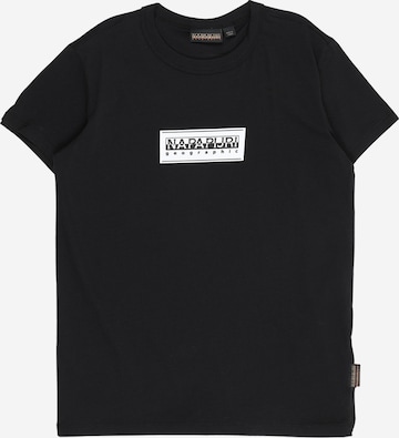 NAPAPIJRI Футболка 'K S-Chamois' в Черный: спереди