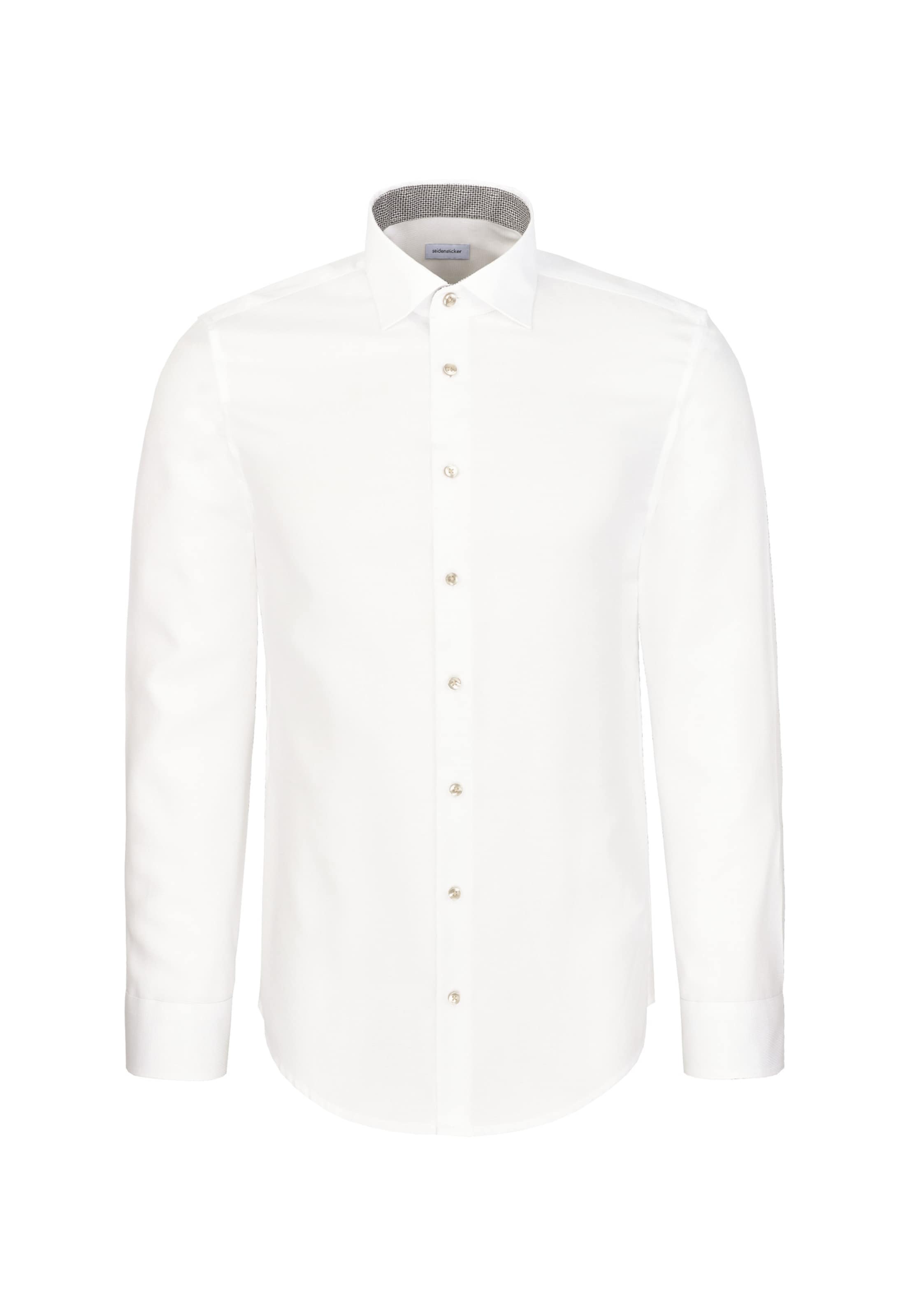 SEIDENSTICKER Slim fit Business shirt in White