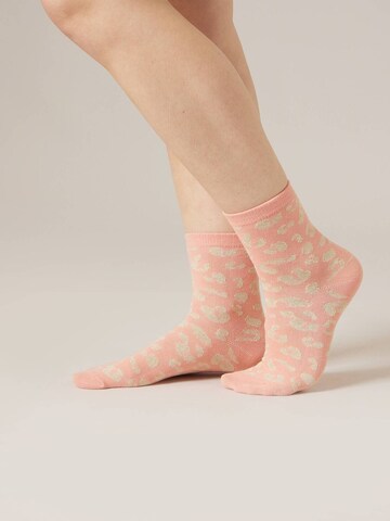 Chaussettes 'Leola' Deeluxe en beige