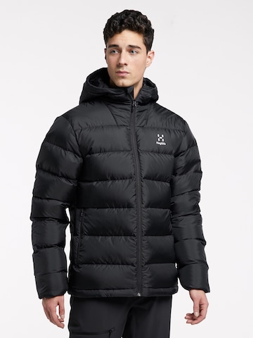 Haglöfs Outdoor jacket 'Bield Down' in Black: front