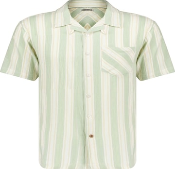 Coupe regular Chemise 'Curries' Deeluxe en vert : devant