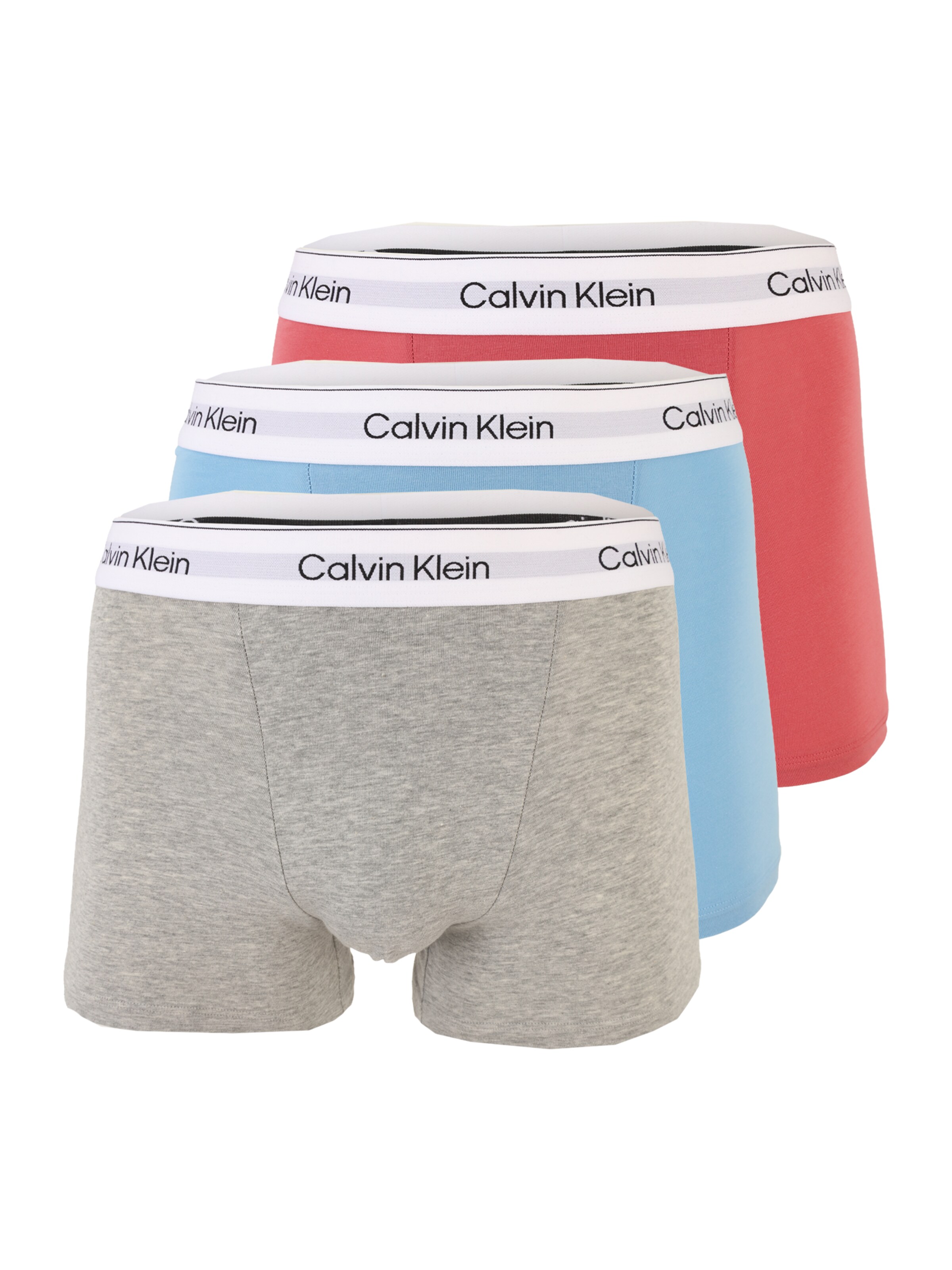 Calvin Klein Underwear Boxershorts i himmelsblå / ljusblå / korall / vit, Produktvy