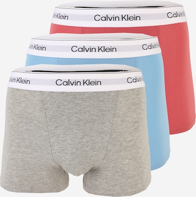 Boxer trumpikės iš Calvin Klein Underwear, spalva – dangaus žydra / šviesiai mėlyna / koralų splava / balta, Prekių apžvalga