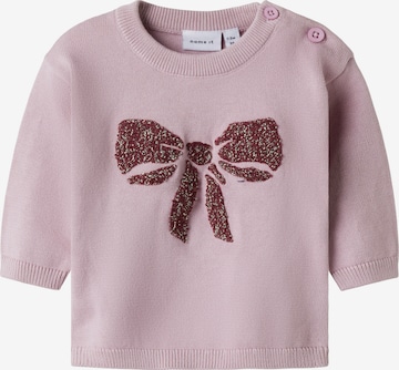 NAME IT Neulepaita 'NBFREBOW' värissä lila: etupuoli