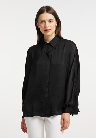 RISA Blouse in Zwart: voorkant