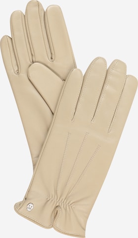 Roeckl Full Finger Gloves 'Antwerpen' in Grey: front