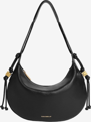 Borsa a spalla 'Thess 3' di Coccinelle in nero: frontale