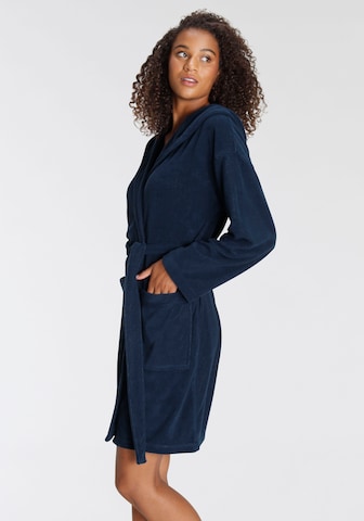 VIVANCE Bathrobe short 'Dreams' in Blue