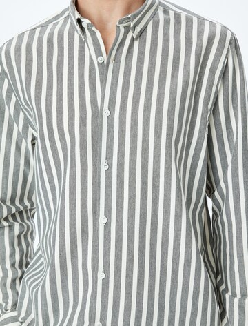 Koton Regular fit Button Up Shirt in Grey